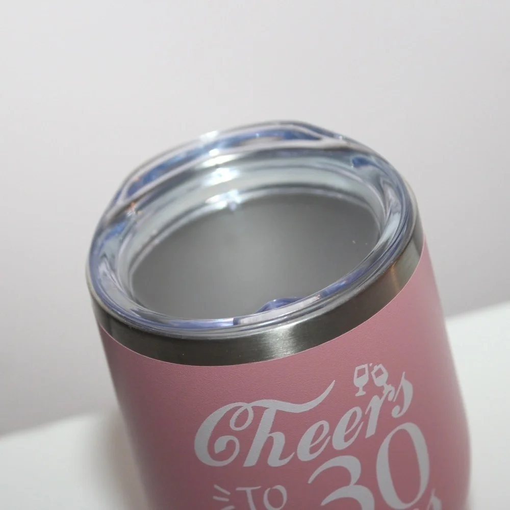Cheers to 30 Years Insulated Wine Tumbler NEW 30th Birthday - Picture 3 of 5